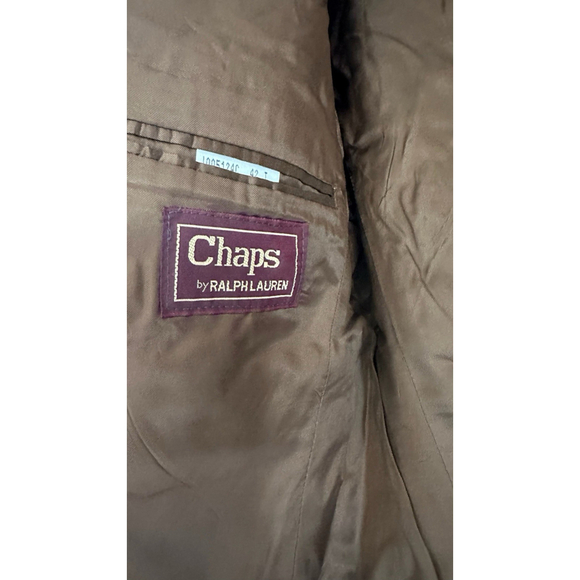 VTG Chaps Ralph Lauren Mens 2 Pc Suit Size 42 Pants Size 36 Measurements Posted - Picture 4 of 16